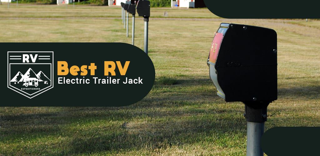 RV electric trailer jack