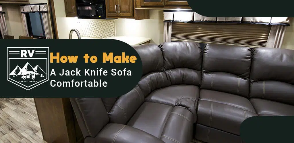 how to make a jack knife sofa comfortable